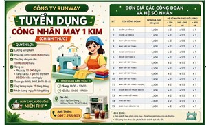 Nhà tuyển dụng CÔNG TY TNHH RUNWAY