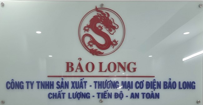 CÔNG TY TNHH SX TM CƠ ĐIỆN BẢO LONG