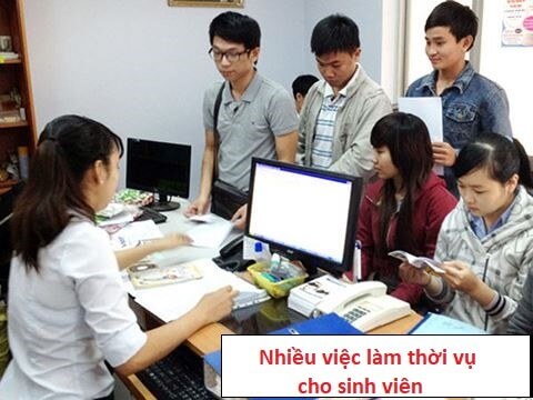 Nhiều việc làm thời vụ cho các bạn lựa chọn