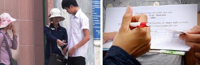Bán tăm giả mạo