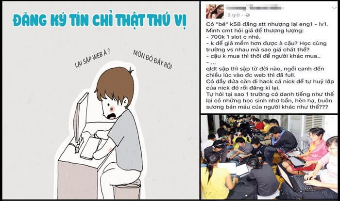 Đăng kí tín chỉ - trò chơi hack não của sinh viên