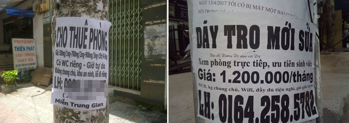 Lừa đảo nhà trọ cho sinh viên