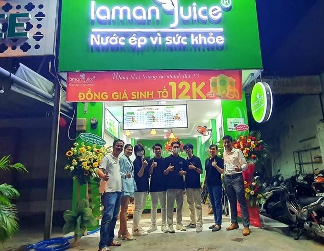 Laman juice 65 thạch lam